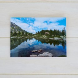 Klappkarte Bergsee