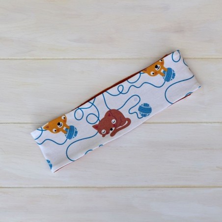 Stirnband Kopfumgang 47cm Katze