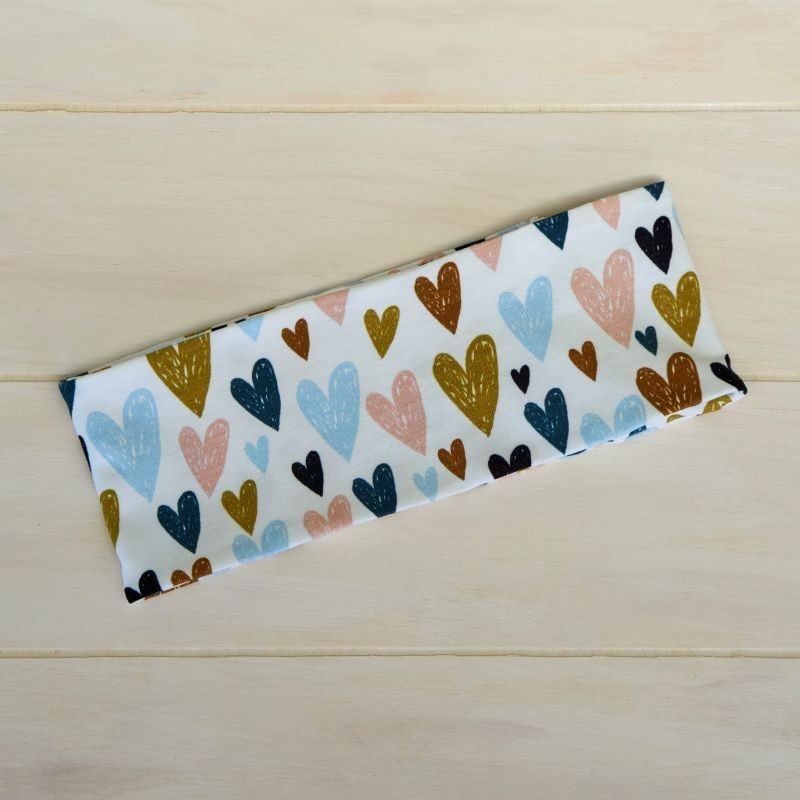 Stirnband Kopfumfang 44cm Herz