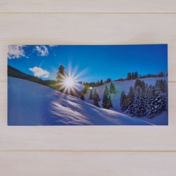 Klappkarte Winterlandschaft