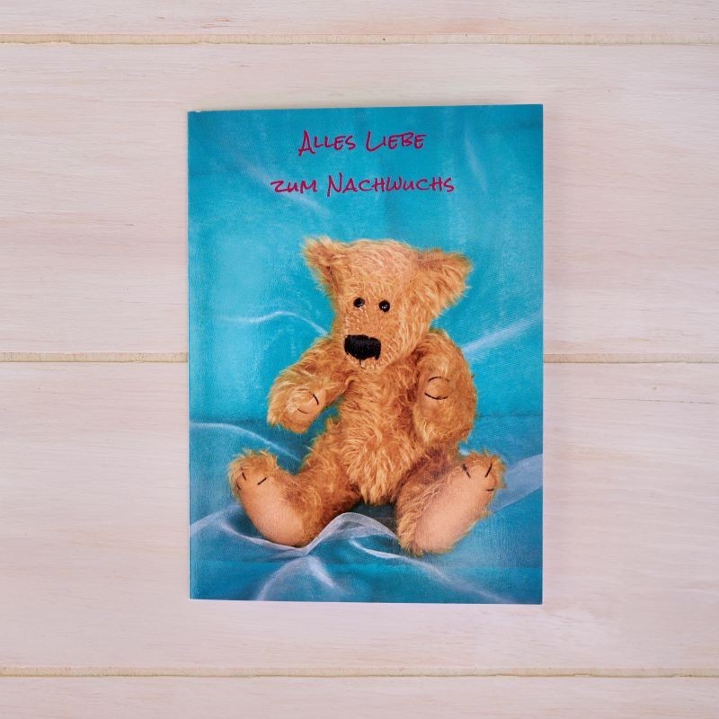 Klappkarte Teddy