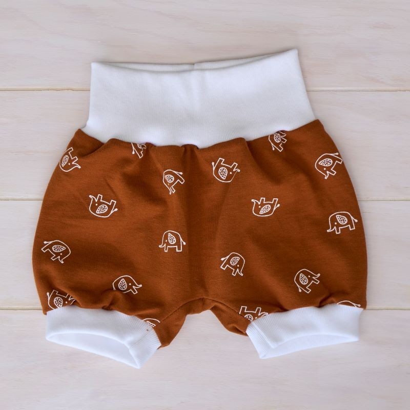 Kurze Hose Gr. 68-74 Elefäntchen