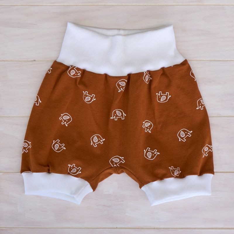 Kurze Hose Gr. 80-92 Elefäntchen