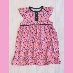 Kleid Gr. 92-98 Blümchenmuster
