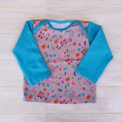 Pulli Gr. 62-86 Sommerblumen