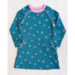 Kleid Gr. 98-104 Blumen
