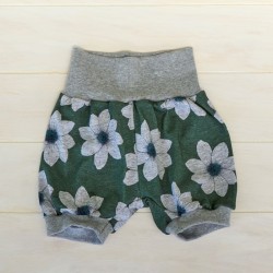 Hose grosse Blumen Gr. 68-74